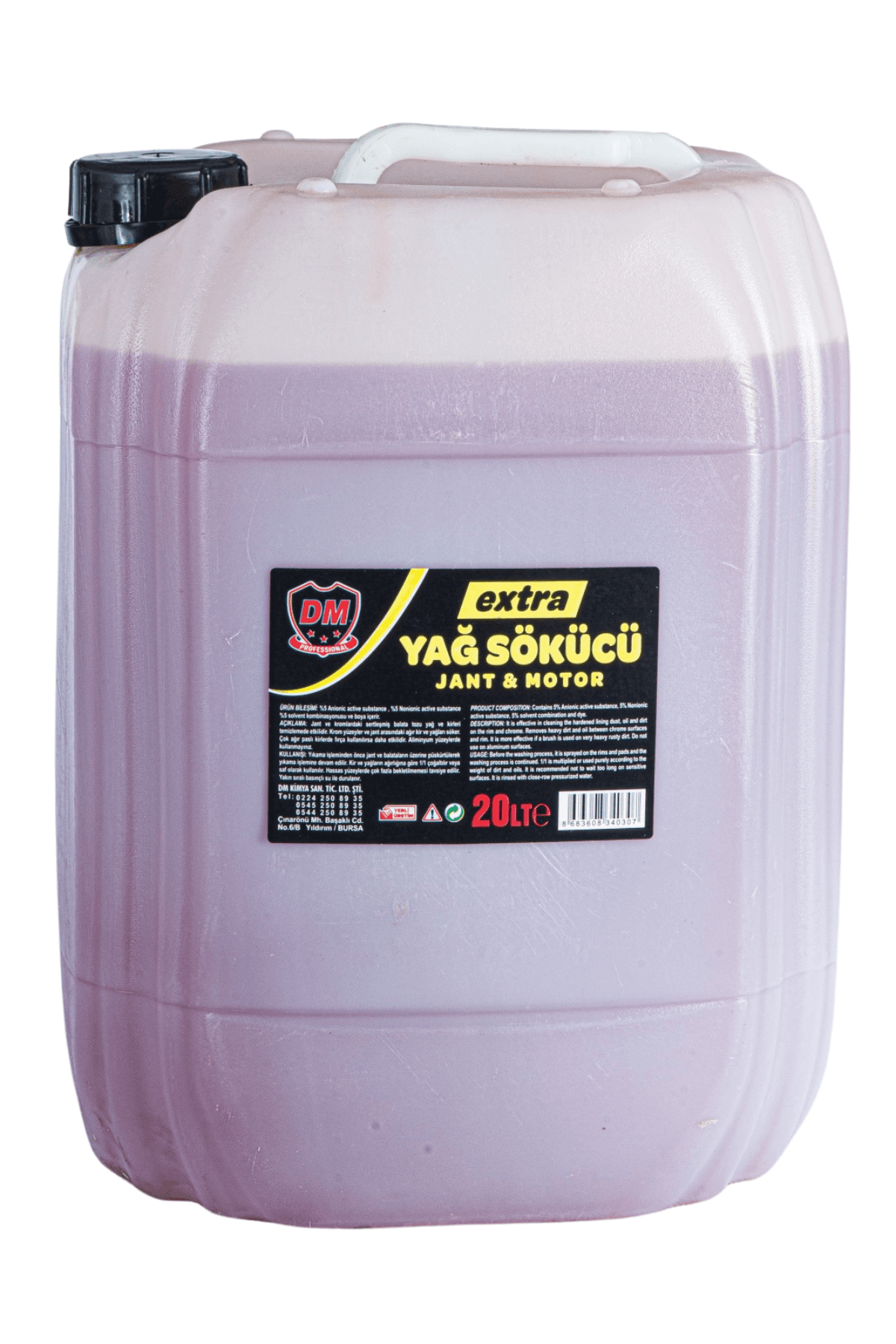 Endüstriyel Ağır Yağ Sökücü & Jant ve Motor Temizleyici - Endüstriyel Ağır Yağ Sökücü & Jant ve Motor Temizleyici Yoğun kir ve yağ birikimlerine karşı üstün etki sağlayan endüstriyel ağır yağ sökücü & jant ve